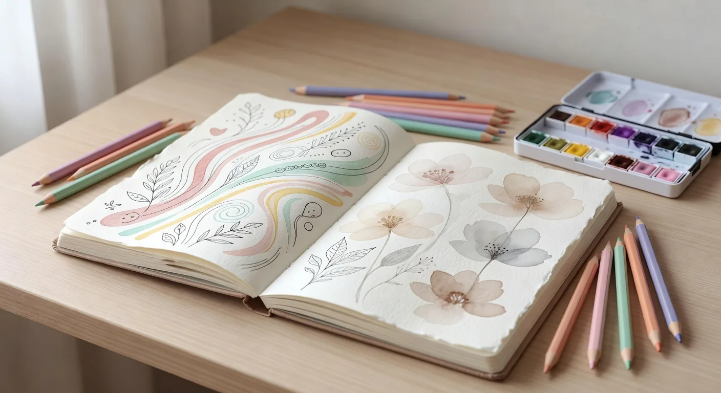 Creative expression through journaling